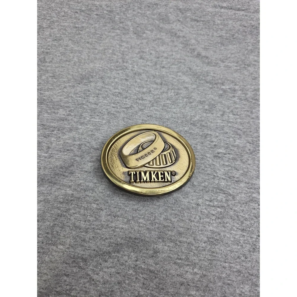 Rare Timken Bearings Solid Brass Industrial JadCo Belt Buckle